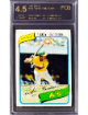 Rickey Henderson 1980 Topps Rookie Card (RC) #482- FCG Graded 4.5 VG-EX (Oakland A's/HOF/w/ Sub Grades)