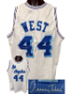 Jerry West signed Los Angeles White Throwback Unlicensed Custom Stitched Pro Style Basketball Jersey- SportsMemorabilia.com Holo