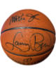Magic Johnson & Larry Bird dual signed Spalding NBA Indoor Replica Game Basketball- Steiner Sports Hologram (Lakers/Celtics)