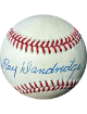 Ray Dandridge signed ROAL Rawlings Official American League Baseball minor tone- COA (Millers/Cubans)