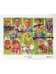 1997 Living Legends of SEC Football Signed 16x13.5 Print-13 Sigs COA Jerry Claiborne/ Carlos Alvarez/Terry Hoage/John Hannah