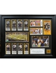 New Orleans Saints Super Bowl XLIV Champs Season 27x23 Framed w/Tickets/Game Used Ball imperfect- LTD /115
