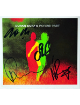 Duran Duran signed 2021 Future Past 4.5x5.25 Art Card 4 sigs imperfect- COA (Roger Taylor/John Taylor/Simon Le Bon/Nick Rhodes)