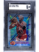 Michael Jordan 1994-95 Topps Finest Card #331- SGC Graded 5 EX (w/Coating/Chicago Bulls/HOF/GOAT)