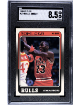 Michael Jordan 1988-89 Fleer Card #17- SGC Graded 8.5 NM-MT+ (Chicago Bulls/HOF/GOAT)