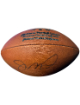 Joe Montana signed Official Wilson NFL 75th Anniversary Tagliabue Football- Light sig-Upper Deck Collector's Choice Hologram/COA