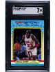 Michael Jordan 1988-89 Fleer Sticker/Card #7- SGC Graded 7 NM (Chicago Bulls/HOF/GOAT)