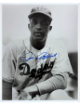 Joe Black signed Brooklyn Dodgers B&W 8x10 Photo minor dings- COA ('52 ROY/3X AS)