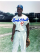 Buck O'Neil signed Chicago Cubs 8x10 Photo minor dings- COA/Show Ticket/Negro League/Monarchs/HOF