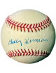 Billy Herman signed Official RONL Rawlings National League Baseball minor tone- COA (Chicago Cubs/HOF)