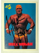Hulk Hogan signed 1989 Classic WWF On Card Auto #1- Hogan Hologram/COA/HOF/WCW