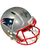 Rob Gronkowski signed New England Patriots Riddell FS Speed Rep Helmet #87- Gronk Holo