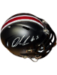 Quinshon Judkins signed Ohio State Buckeyes Black Speed Mini Helmet #1- Primetime Witnessed Holo