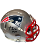 TreVeyon Henderson signed New England Patriots Riddell Speed Mini Helmet- Prova Group Hologram