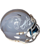 Julius Peppers signed Carolina Panthers Riddell Slate Speed Mini Helmet w/ Visor- Beckett Witnessed