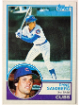 Ryne Sandberg 1983 Topps Rookie Card (RC) #83 (Chicago Cubs/HOF)
