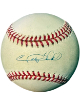 Gary Sheffield signed Rawlings Official National League Baseball toned- COA (Braves/Yankees/500 Home Run Club)
