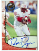 Ron Dayne signed 2000 Press Pass Certified Rookie RC On Card Auto (Wisconsin/Heisman)