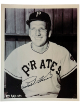 Ralph Kiner signed Pittsburgh Pirates MLB B&W 8x10 Photo imperfect- COA