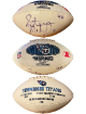 Steve McNair signed Tennessee Titans NFL/AFC Logo Fotoball Full Size WP Football #9 & 421� Beckett Review (Air McNair/2003 MVP)