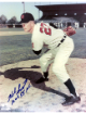 Herb Score signed Cleveland MLB Licensed 8x10 Photo w/ ROY 55 AL imperfect- COA