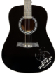 Brad Paisley signed American Highway Reserve Bourbon Acoustic 41" Black Guitar- Beckett Review