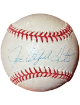 Jim "Catfish" Hunter signed Rawlings Official League Baseball imperfect- COA (HOF/Oakland A's)