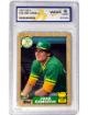 Jose Canseco 1987 Topps All-Star Rookie Card #620 - WCG Graded 10 Gem Mint (A's)