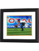 Juan Lagares signed New York Mets 16x20 Photo Custom Framing (diving catch)