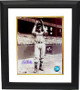 Bob Feller signed Cleveland Indians 8x10 Vintage Sepia Photo Custom Framing - JSA Hologram