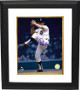 Denny McLain signed Detroit Tigers 8x10 Photo Custom Framing (leg up-blue sig)