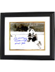 Bobby Hull signed Chicago Blackhawks B&W 8x10 Photo Custom Framing w/ #9 HOF 1983 - Schwartz Hologram