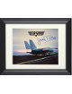 James Tolkan signed 1986 Top Gun 8x10 Photo Custom Framing (Commander Tom "Stinger" Jardian)