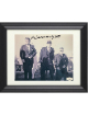 Winston Lawson signed Secret Service JFK Assassination 8x10 Photo Custom Framing- JSA #SS17711- Motorcade/Kennedy Detail