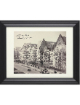 Whitney Harris signed 1945-46 WWll Nuremberg Trials B&W 8x10 Photo imperfect Custom Framing PSA- Prosecutor Military Tribunals