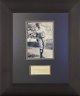 Rube Marguard signed 3x5 Cut Sig Custom Framing- JSA #SS17756- w/ New York Giants B&W 5x7 Photo