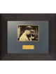 Burleigh Grimes signed 3x5 Cut Sig Custom Framing- JSA #RR76708- w/ B&W 5x7 Photo