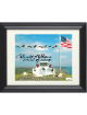 Hershel W. Williams signed WWII Memorial on Mt Suribachi 8x10 Photo Custom Framing- JSA #AC92785- Medal of Honor/Iwo Jima