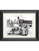 Winston Lawson signed Secret Service JFK Assassination 8x10 Photo 11/22/63 Custom Framing- JSA #AC92678- Motorcade/Kennedy Detai