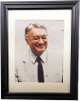Mel Allen signed 8x10 Photo Custom Framing- New York Yankees HOF Announcer (Light Sig)- COA
