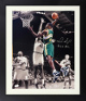 Shawn Kemp signed Seattle SuperSonics Spotlight 16x20 Photo w/ Reign Man Custom Framing- JSA Witnessed