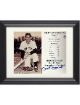 Phil Rizzuto signed MLB Hall of Fame Induction Day 8x10 Photo/Card imperfect Custom Framing- COA (HOF)
