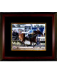 Victor Espinoza signed 11x14 Photo 2015 Belmont Stakes American Pharoah Triple Crown Custom Framing- Steiner Holo