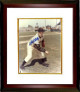 Bob Feller signed Cleveland Indians 8x10 Color Photo Custom Framing - JSA Hologram