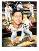 Stan Musial St. Louis Cardinals 24"x18" Lithograph Signed By Artist, Angelo Marino- LTD /1450