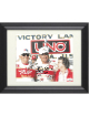 Bobby Allison signed NASCAR Victory Lane 8x10 Photo Custom Framing- JSA Hologram #DD39380