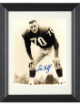 Sam Huff signed New York Giants Vintage Sepia 8x10 Photo Custom Framing- COA (HOF)
