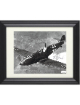 Kurt Schulze signed WWII German ME-109 Luftwaffe Pilot KG2 Vintage B&W 8x10 Photo Custom Framing- JSA #DD64726