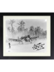 George C. Axtell signed WWII Corsair Vintage B&W 8x10 Photo Ace Pilot- 5 in One Day Custom Framing- JSA #EE62169