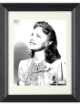 Joan Leslie signed Vintage B&W 8x10 Photo Custom Framing- JSA #II11045